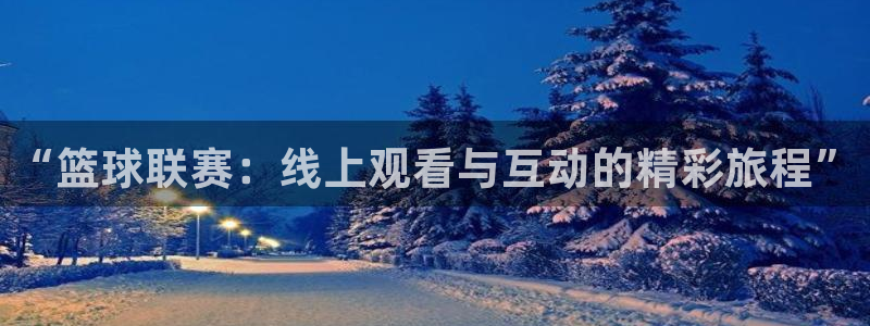 “篮球联赛：线上观看与互动的精彩旅程